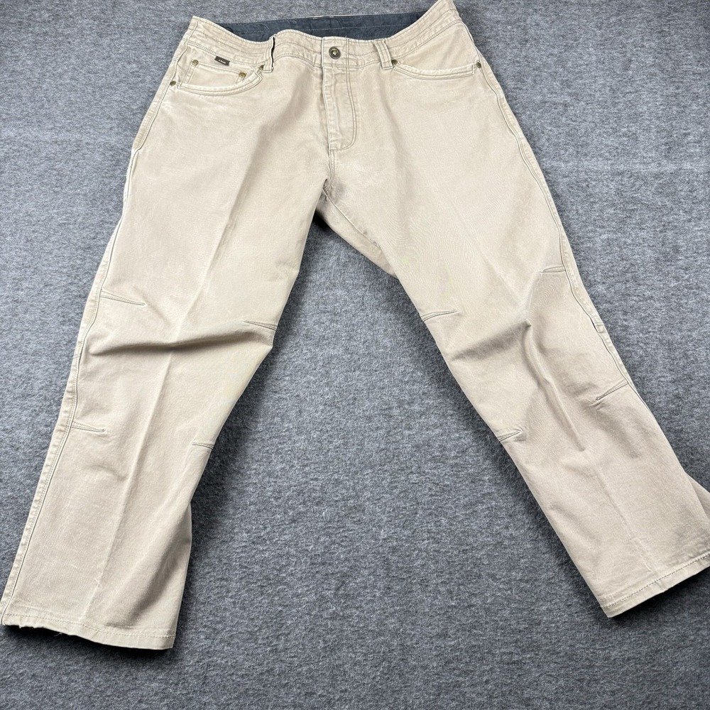 Kuhl Pants Mens 36x27 Brown Ryder Legendary Utility Outdoors Vintage Patina Dye